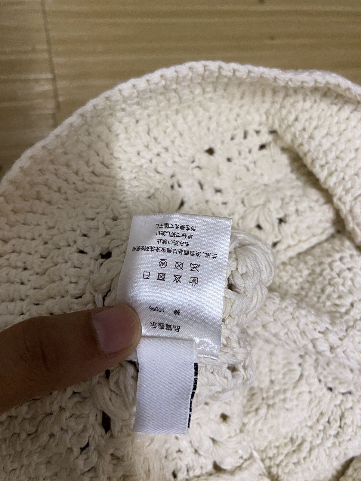 Japanese Brand Estàà Crochet Hat Size ONE SIZE - 6 Thumbnail