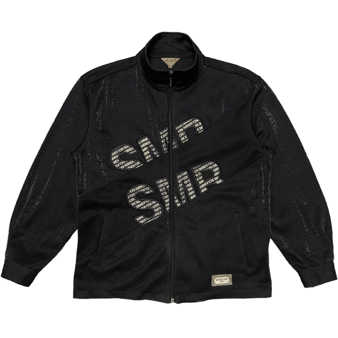 image of Archival Clothing x Vintage Smb Super Miracle Baby New York Jacket in Black, Men's (Size Medium)