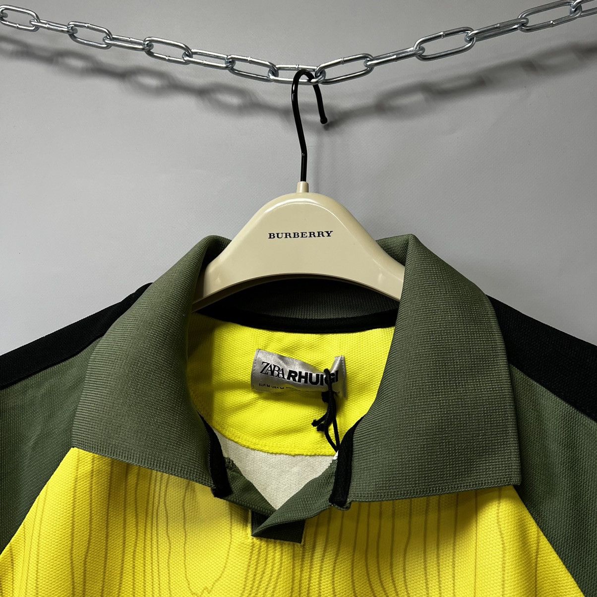 Rhude × Zara RHUDE x Zara NEW Colorblock polo logo long sleeve shirt Size US M / EU 48-50 / 2 - 4 Thumbnail
