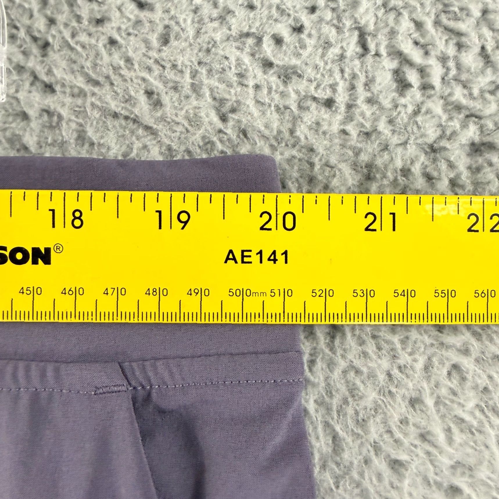 Athleta Athleta Brooklyn Ankle Pant Womens Size 20 Purple Pull On High-Rise Athletic Gym Size 42" / US 20 - 4 Thumbnail