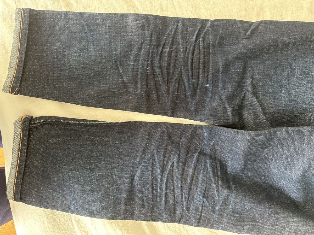 Nudie Jeans Nudie Jeans Steady Eddie II Dry Ace Selvage 31 x 30 Size US 31 - 7 Thumbnail