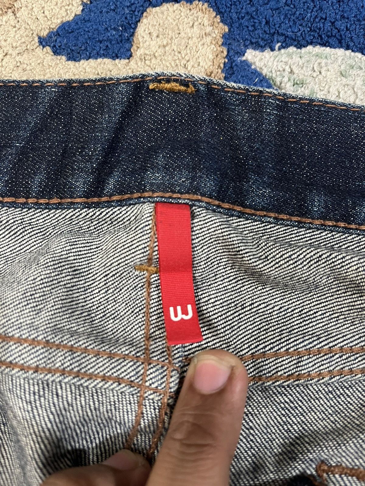 Jun Takahashi Vintage Uniqlo Patchwork Denim Size US 33 - 8 Thumbnail