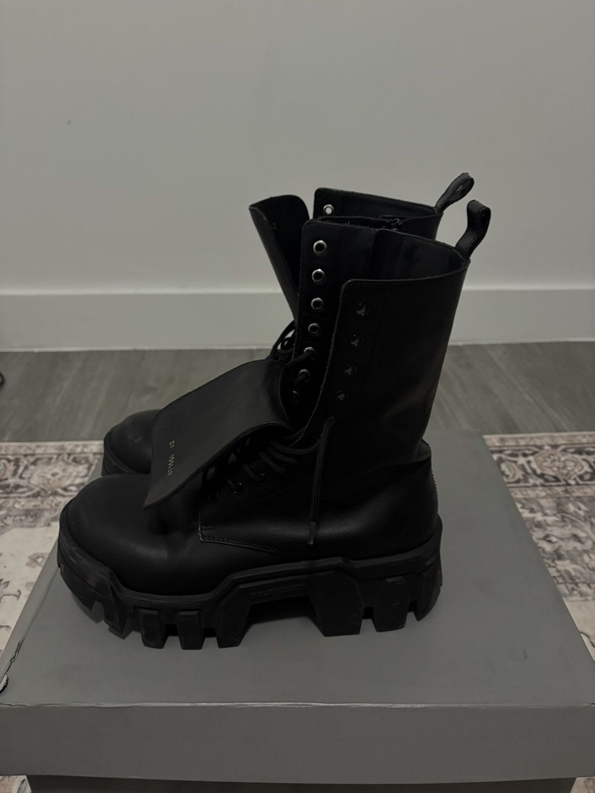 Balenciaga BALENCIAGA BULLDOZER BOOTS | Grailed