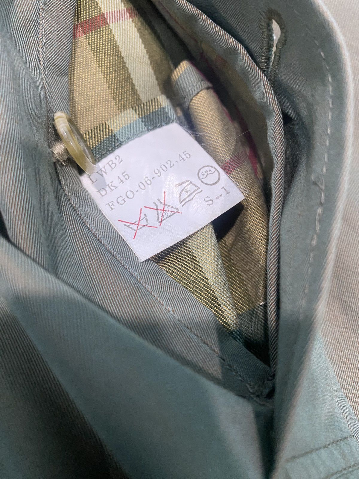 Burberry Vintage Burberry Nova Check Single Breasted Trench Coat Size US S / EU 44-46 / 1 - 9 Thumbnail