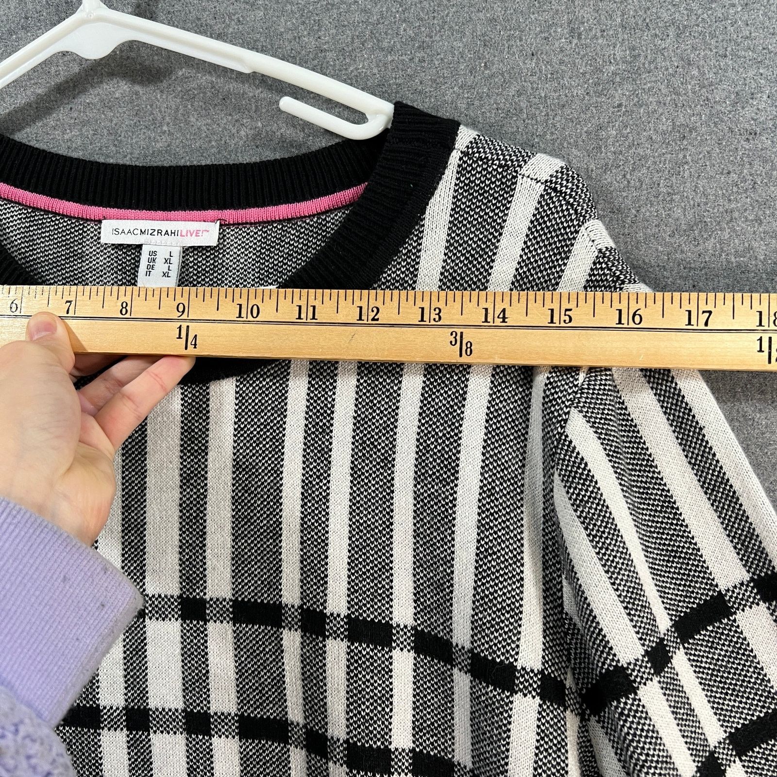 Isaac Mizrahi Isaac Mizrahi Live! Regular Jacquard Sweater Dress Size L / US 10 / IT 46 - 6 Thumbnail