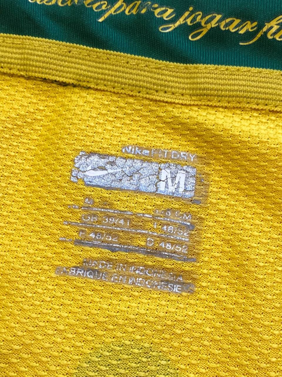 Nike Vintage Jerseys Nike yellow T-shirt Y2K football #21 ASH Size US M / EU 48-50 / 2 - 2 Thumbnail