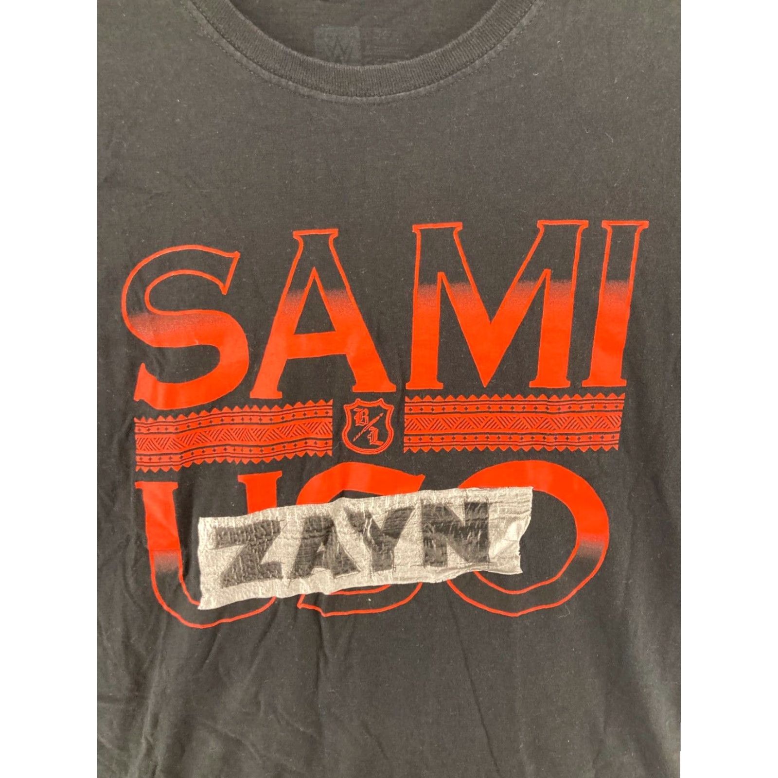 Vintage WWE Wrestle T-Shirt Men Medium Black Sami Zayn Authentic Graphic Print Shirt Adult M Black WWE Wrestling 90s Event Theme Mens Size US M / EU 48-50 / 2 - 4 Thumbnail