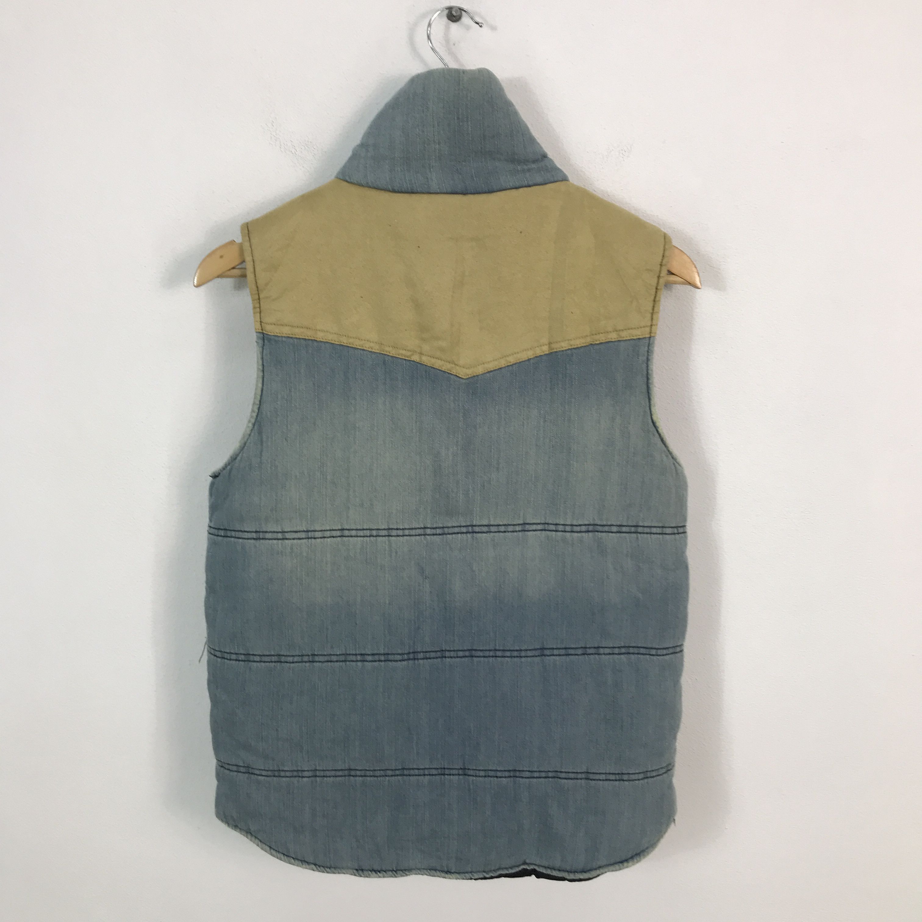 JACKROSE × Japanese Brand Vtg Jackrose Zipper Blue denim design Vest jacket Size US M / EU 48-50 / 2 - 2 Thumbnail