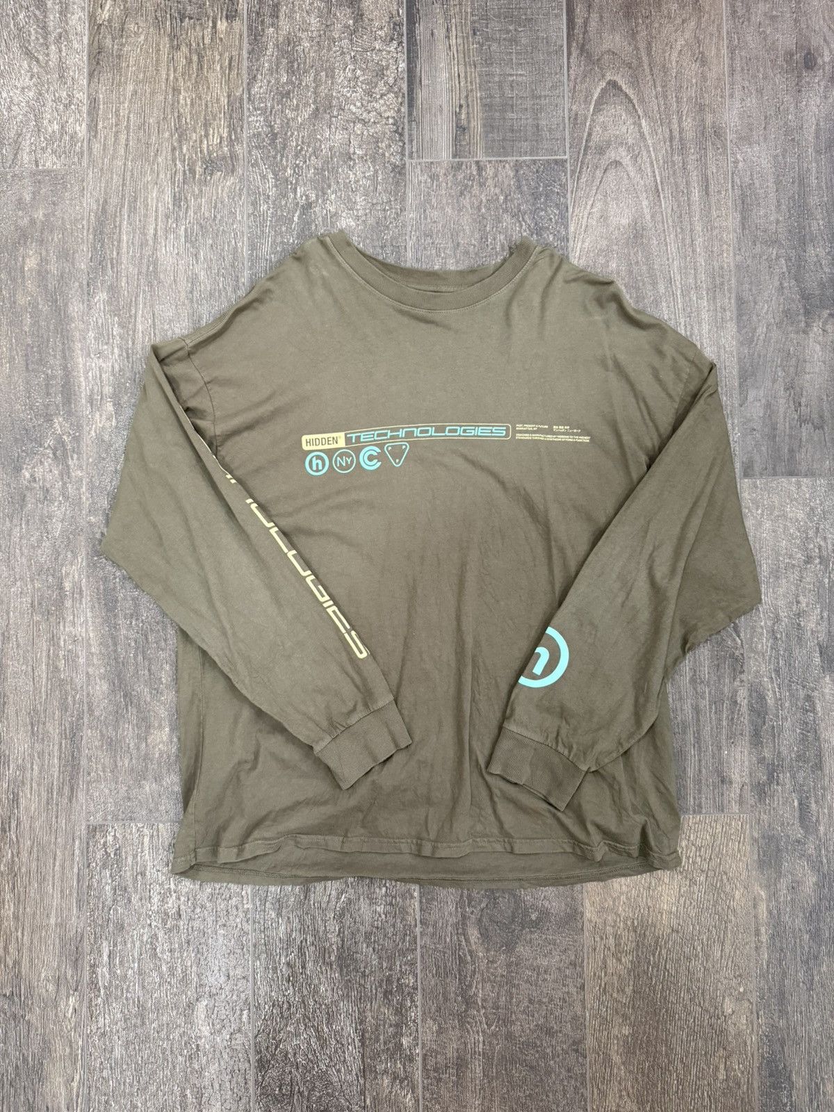 HIDDEN Hidden Long Sleeve T-Shirt Size US XL / EU 56 / 4 - 1 Thumbnail