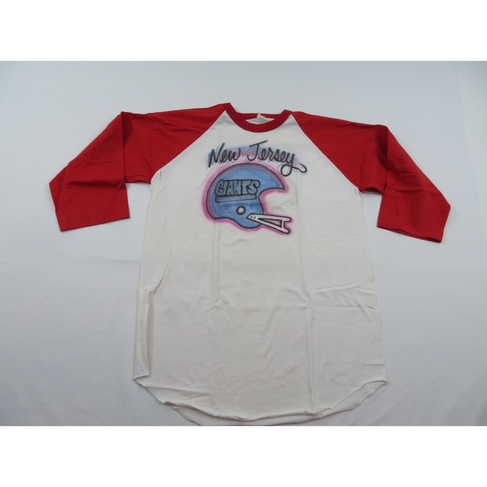 Other 80s New Jersey Giants Raglan T-Shirt, Airbrushed Sz L Size US L / EU 52-54 / 3 - 1 Thumbnail