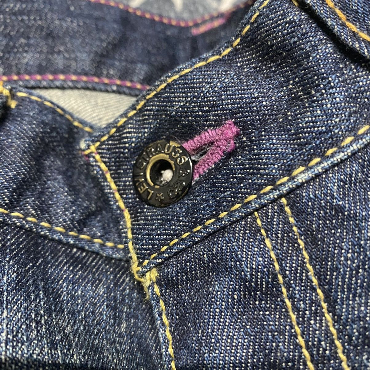 Levi's Levis 507 Purple Stitch Flare Jeans Size US 29 - 19 Thumbnail