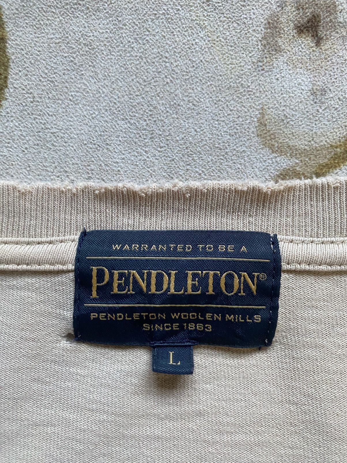 Japanese Brand Pendleton Navajo Long Sleeve Tee Size US L / EU 52-54 / 3 - 8 Thumbnail