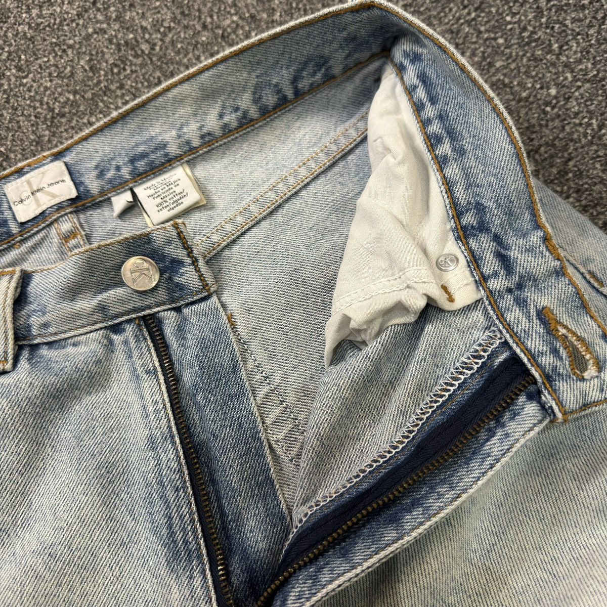 Calvin Klein 205W39NYC 🔥🔥 Original Calvin Klein Double Stone Wash Jeans Size US 29 - 12 Thumbnail