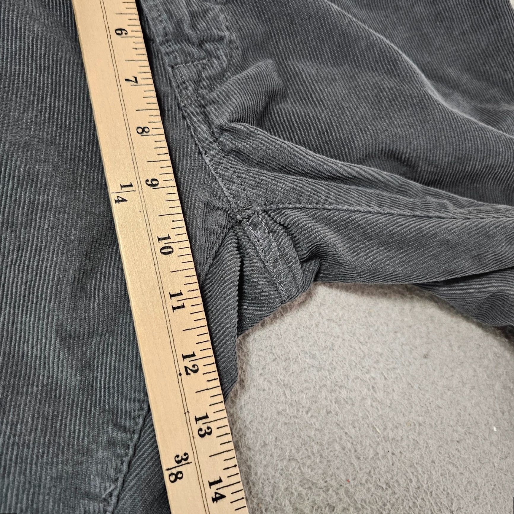 Vintage PT05 Jazz Pants Mens 32 Grey Corduroy Classic Fit Cotton Stretch Pantaloni 32x25 Size US 32 / EU 48 - 4 Thumbnail
