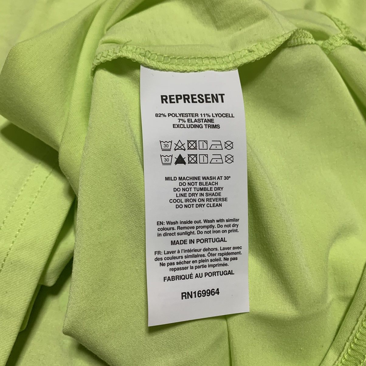 Represent Clo. Represent XS 247 Future Terrains Oversized Tee Lime Green Size US XS / EU 42 / 0 - 10 Thumbnail