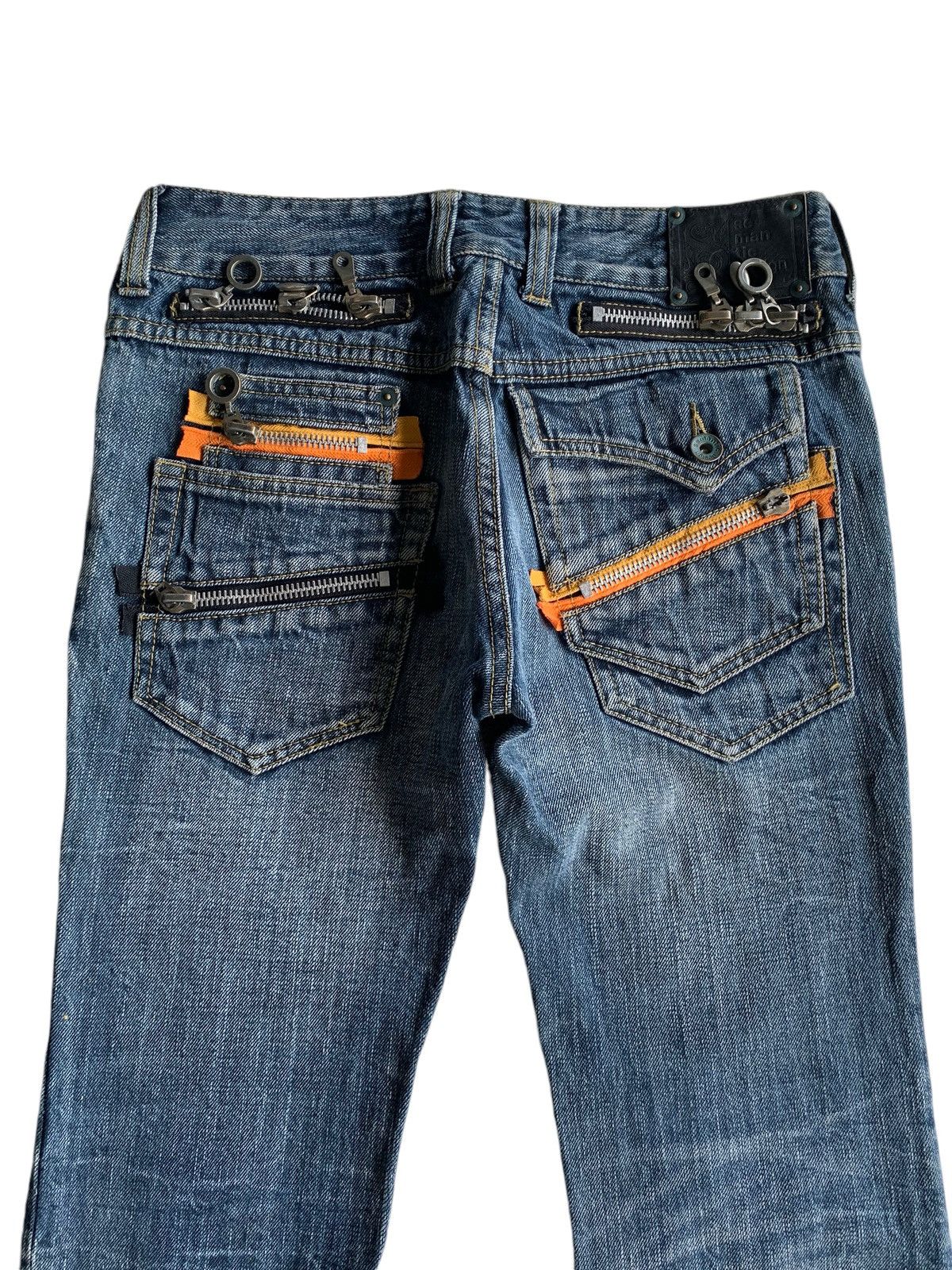 Tornado Mart Flare💥 Semantic Design Punk Style Rusty Distressed Denim☠️🎌 Size US 30 / EU 46 - 7 Thumbnail