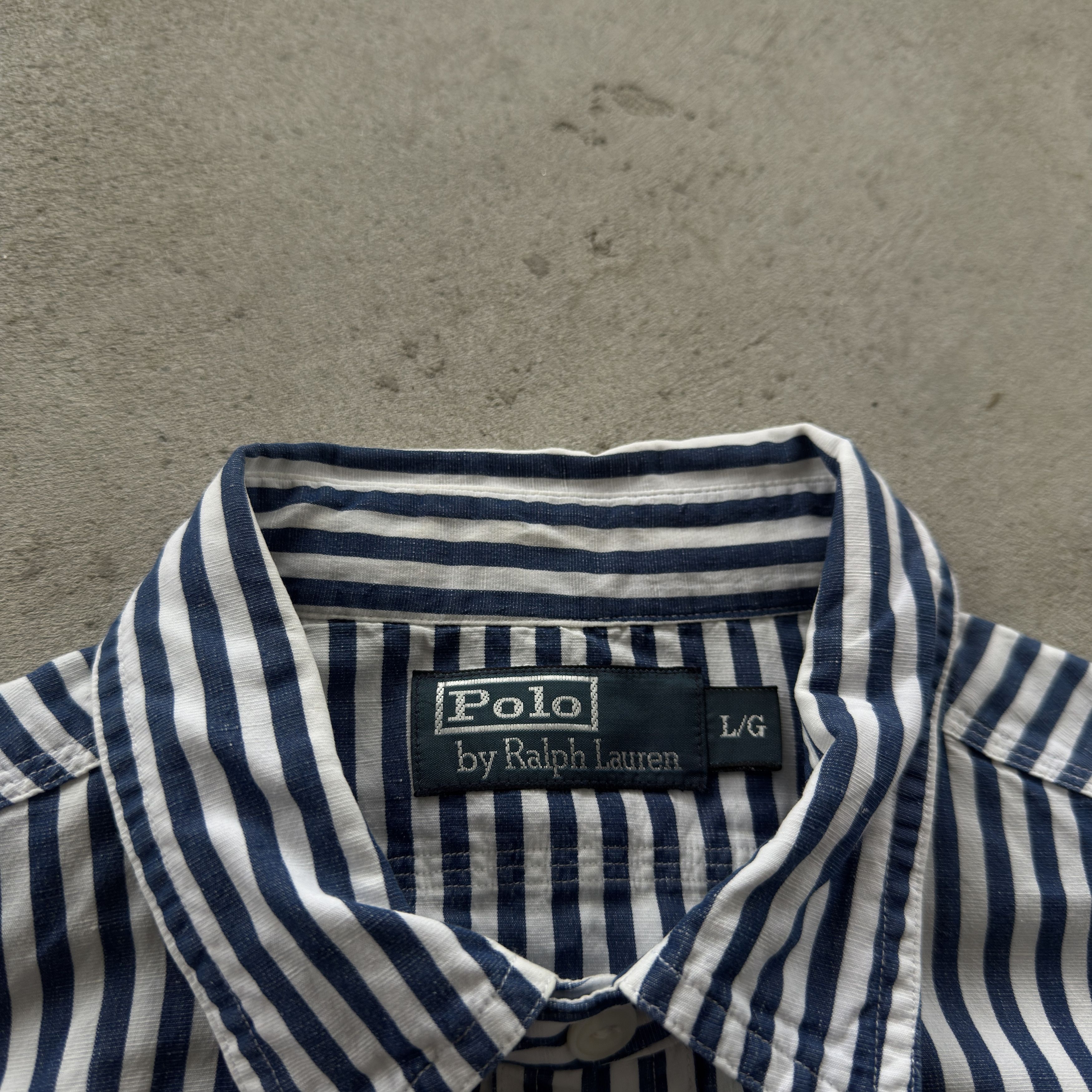 Polo Ralph Lauren Vintage 90s Polo Ralph Lauren Silk Striped Button Ups Shirt Size US L / EU 52-54 / 3 - 5 Thumbnail