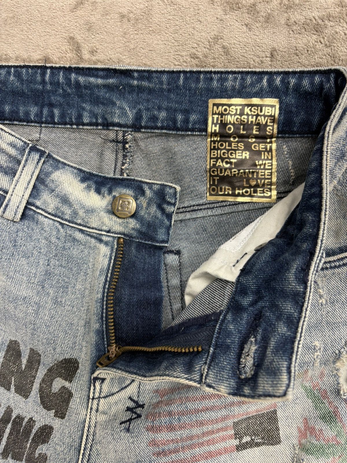 Ksubi Ksubi jeans painted light blue Size 26 Size 27" / US 4 / IT 40 - 7 Thumbnail