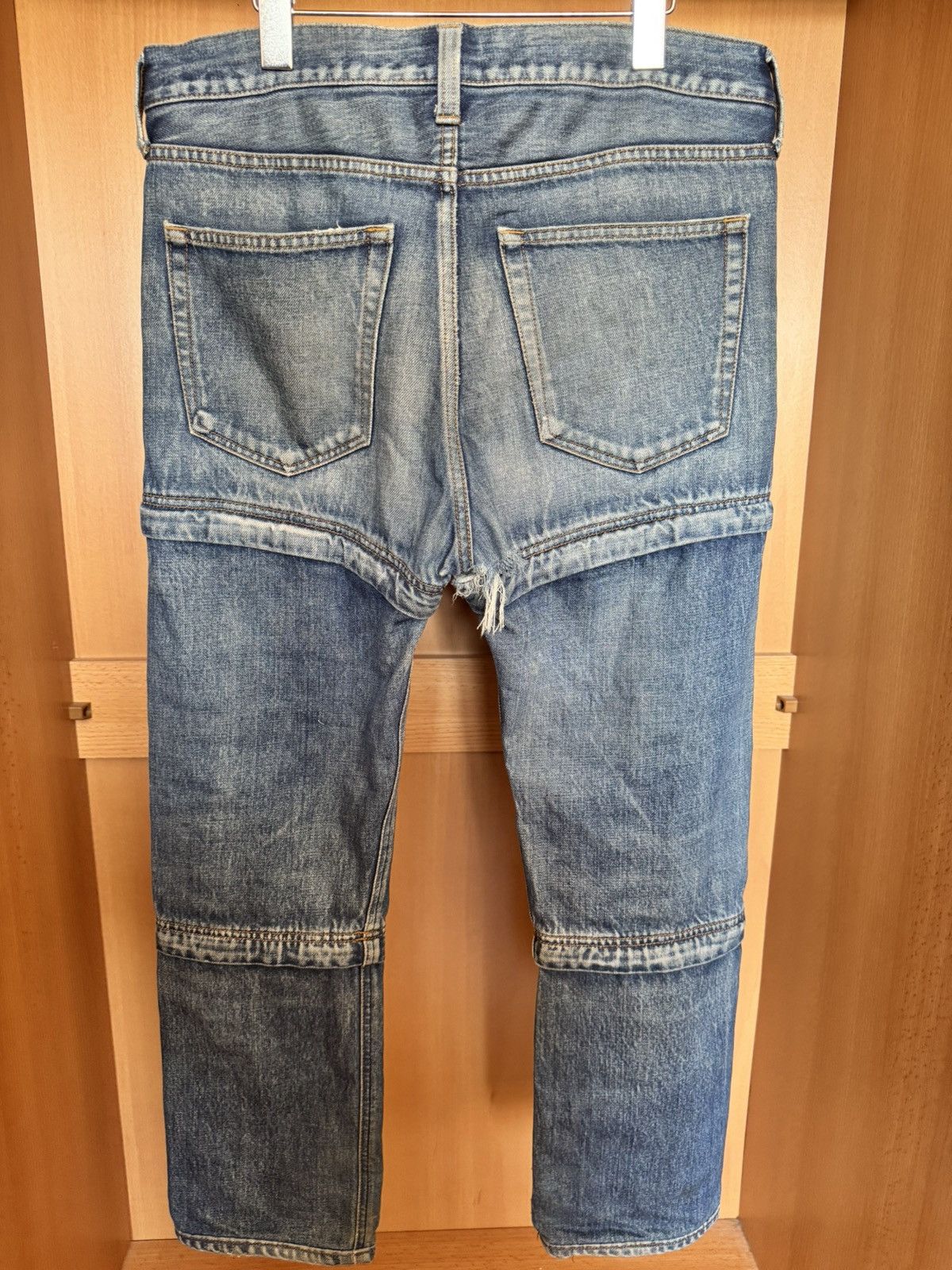 Balenciaga BALENCIAGA SS18 CONVERTIBLE ZIP Size US 29 - 3 Thumbnail