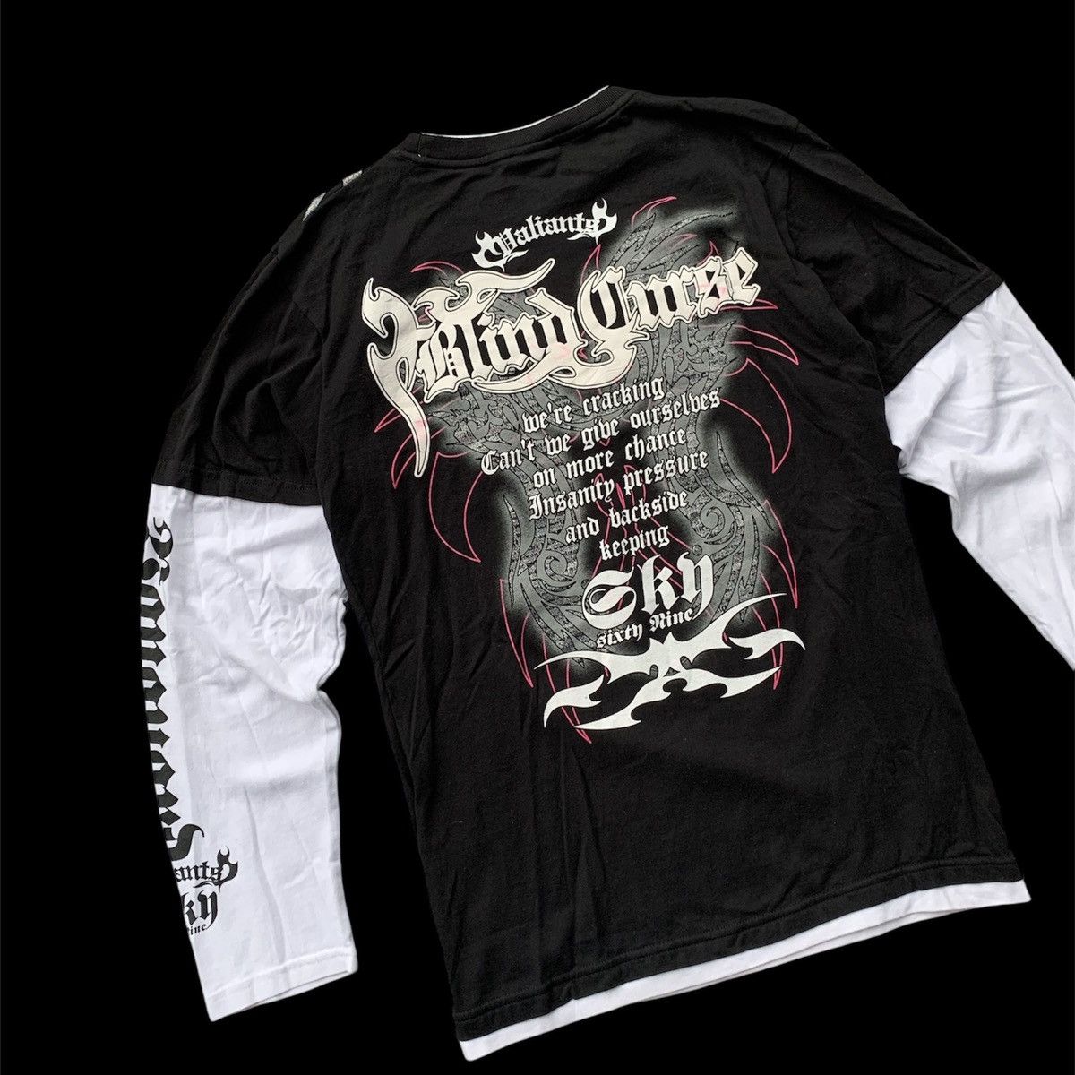 If Six Was Nine × Japanese Brand × Le Grande Bleu (L.G.B.) Beaumere y2k poem longsleavee Size US L / EU 52-54 / 3 - 3 Thumbnail