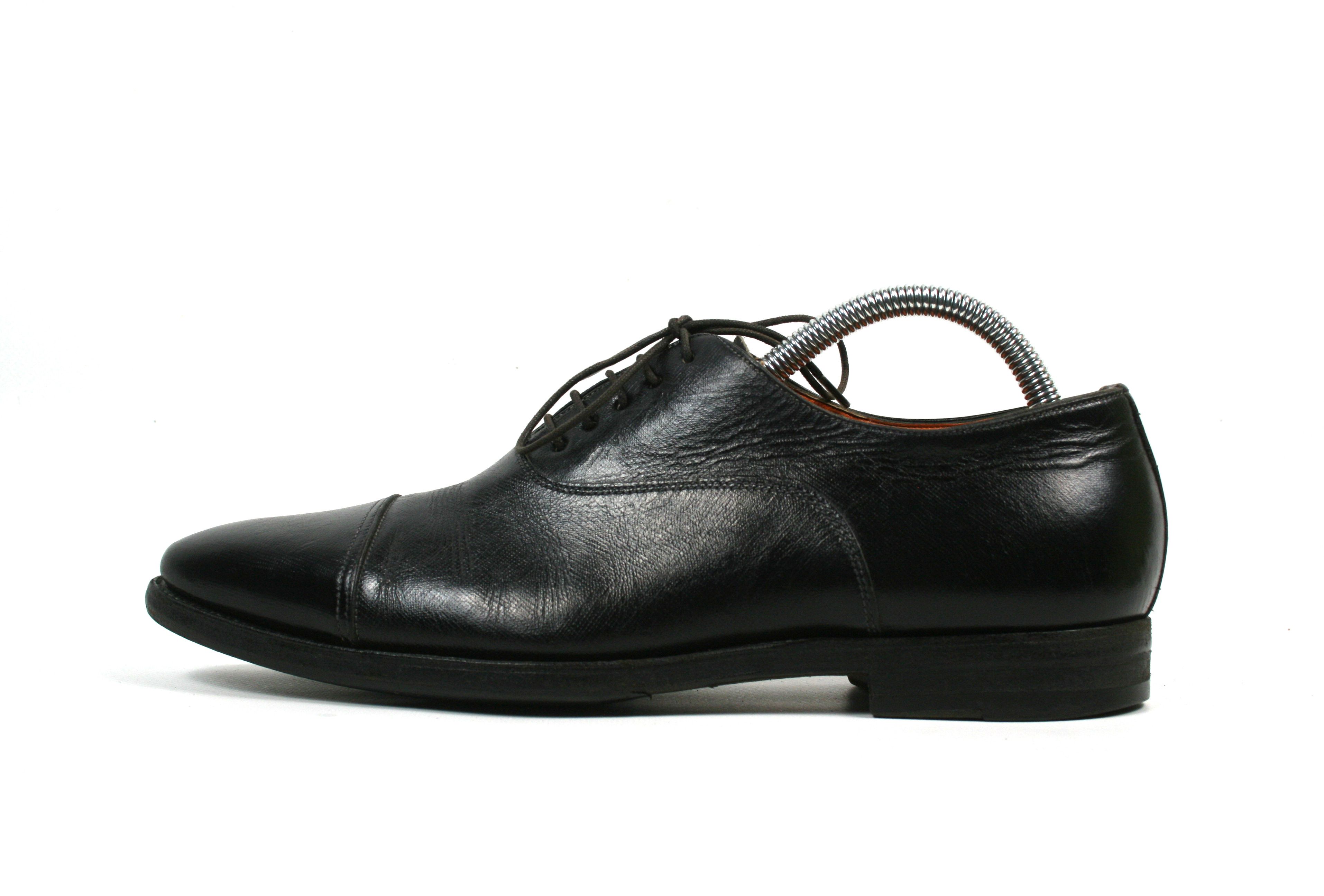 Santoni Leather Oxford Shoes Size US 7 / EU 40 - 1 Thumbnail