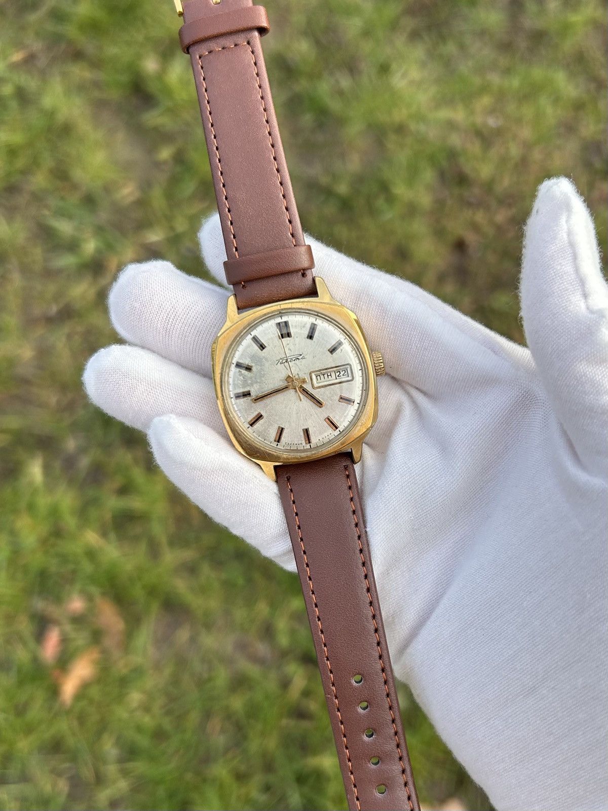 Vintage Vintage Watch Raketa USSR Soviet Mechanical 1980s Size ONE SIZE - 19 Thumbnail