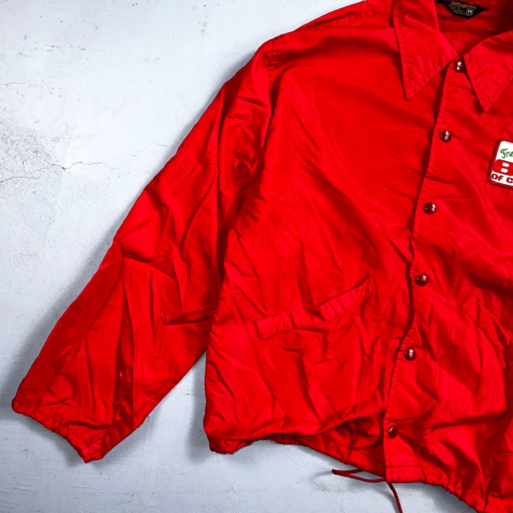 Coach VINTAGE Swingster Coach Jacket Nylon VTG 1970s Windbreaker Red M Men Shirt/Coat Size US M / EU 48-50 / 2 - 4 Thumbnail