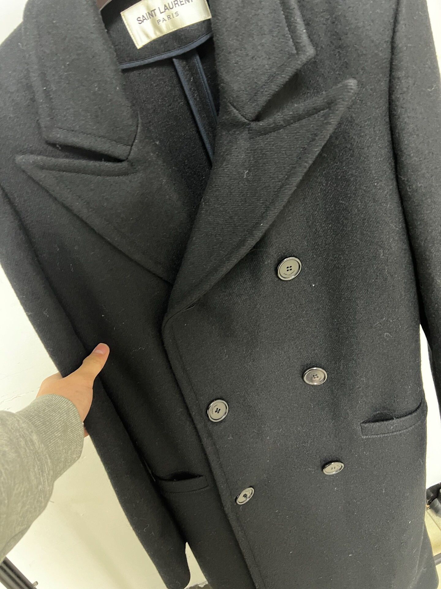Saint Laurent Paris Saint Laurent 17FW Vampire Collar Coat Size US XS / EU 42 / 0 - 3 Thumbnail
