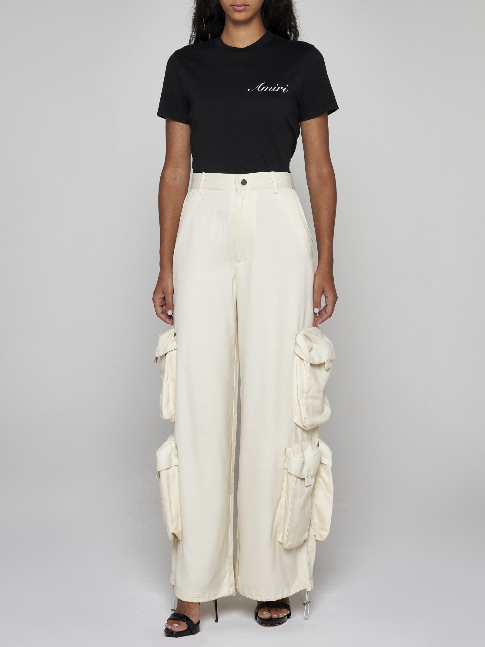 Amiri o1y0425 Casual Pant in Ivory Size 26" / US 2 / IT 38 - 2 Thumbnail