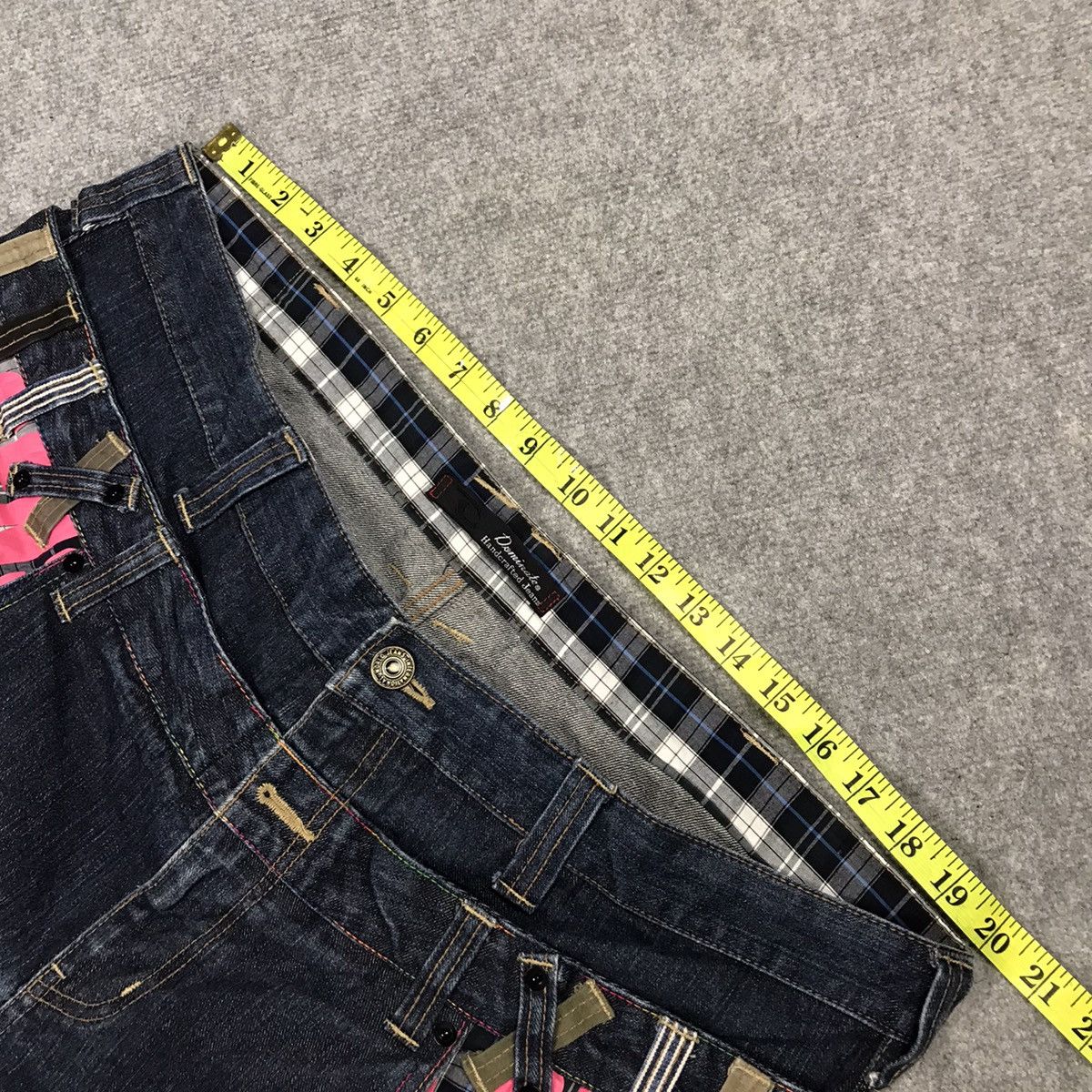 Japanese Brand DENIM DOUBLE WASH HANDCRAFTED JAPAN STYLE SIZE 40 PANTS Size US 40 / EU 56 - 11 Thumbnail