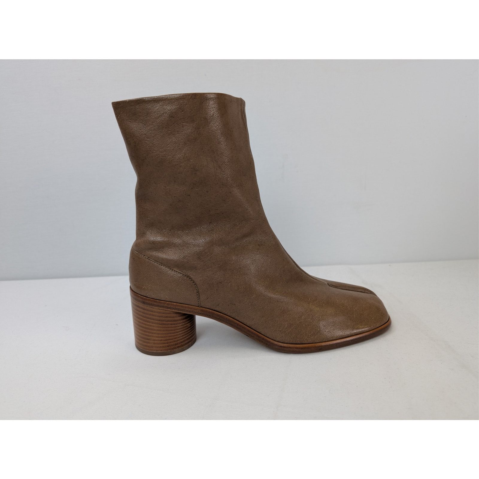 Maison Margiela o1rshd1 Tabi High Boots in Brown Size US 12 / EU 45 - 4 Thumbnail