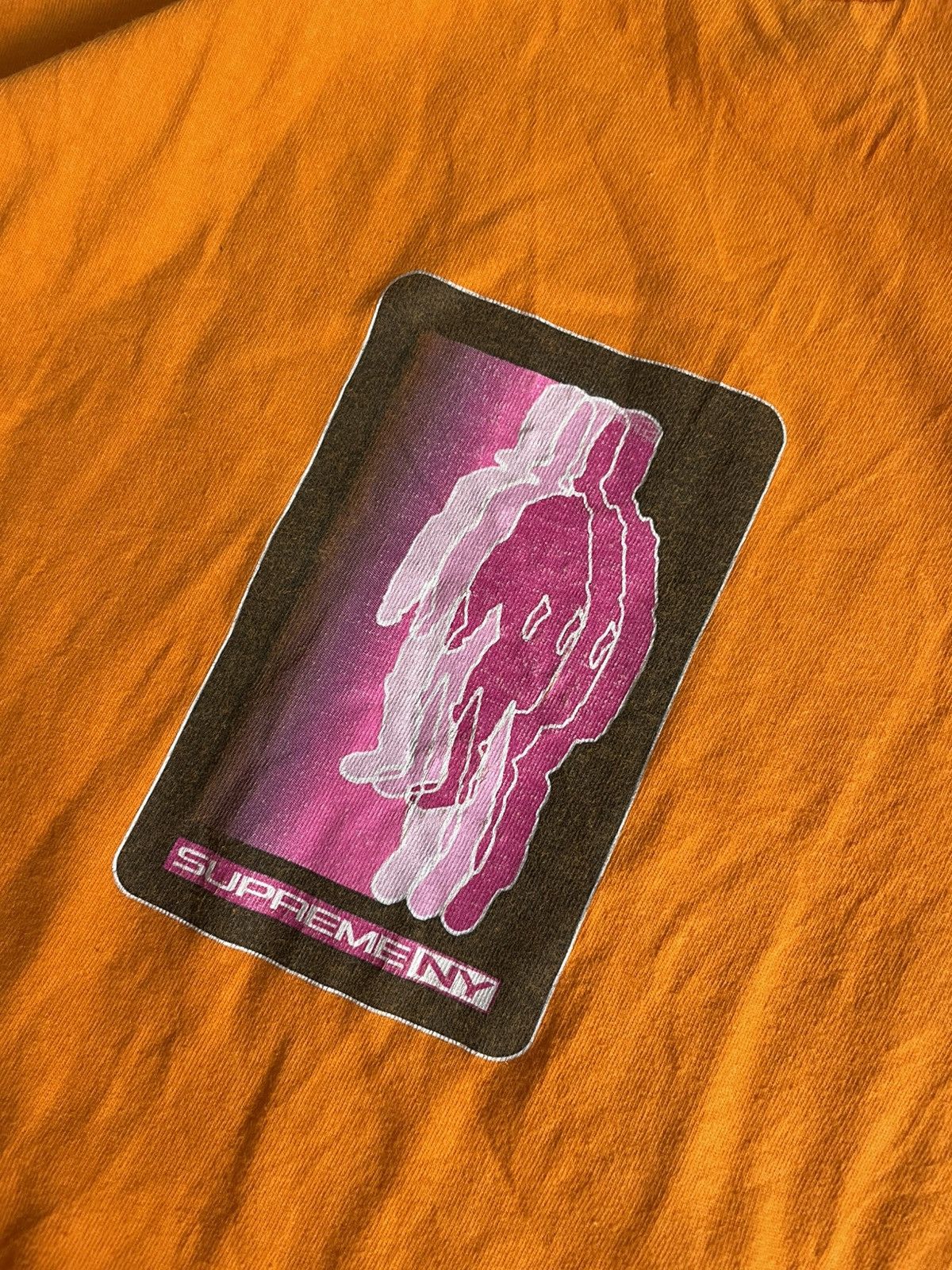 Supreme Supreme Blur T Shirt - Orange Size US XL / EU 56 / 4 - 8 Thumbnail