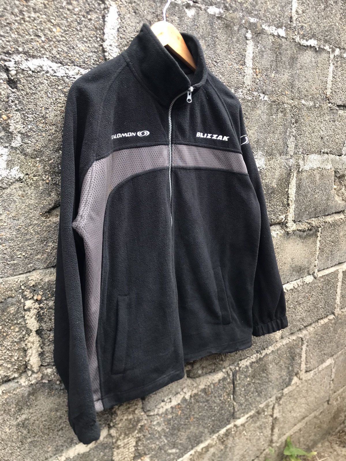 Salomon ⚡️Vintage Salomon Blizzak Bridgestone Fleece Sweater Jacket Size US M / EU 48-50 / 2 - 2 Thumbnail