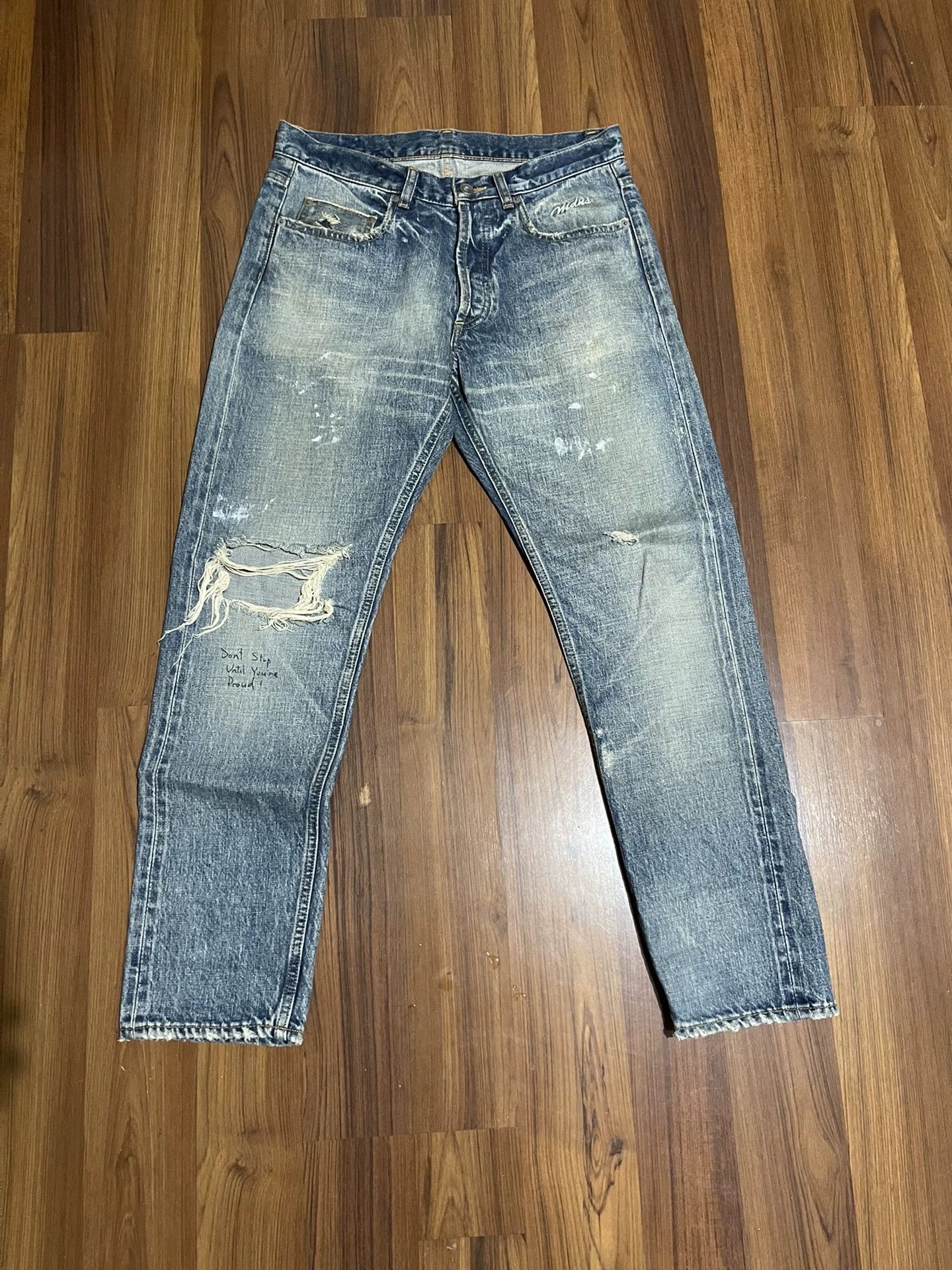 Madness MADNESS 17SS Distressed Jeans Size US 26 / EU 42 - 1 Thumbnail