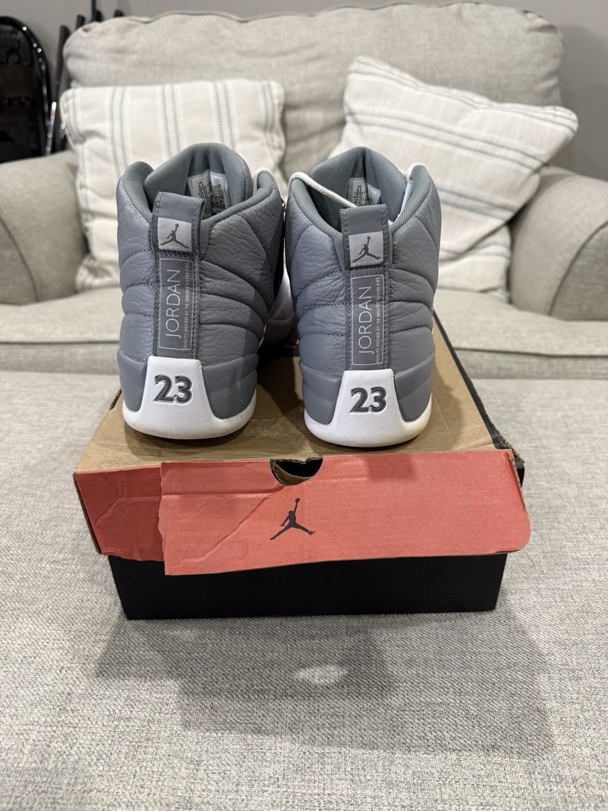 Jordan Brand Air Jordan 12 Retro Stealth Size US 9.5 / EU 42-43 - 4 Thumbnail