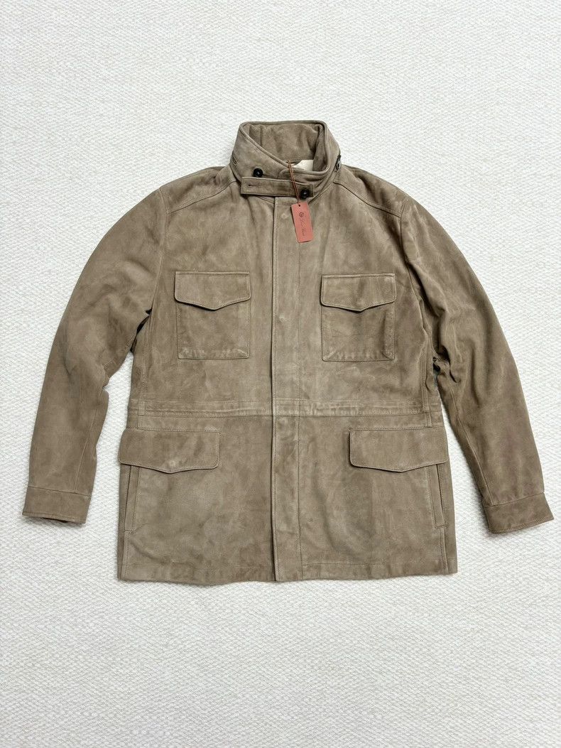 Loro Piana LORO PIANA Traveller suede leather travel jacket for men Size US L / EU 52-54 / 3 - 1 Thumbnail