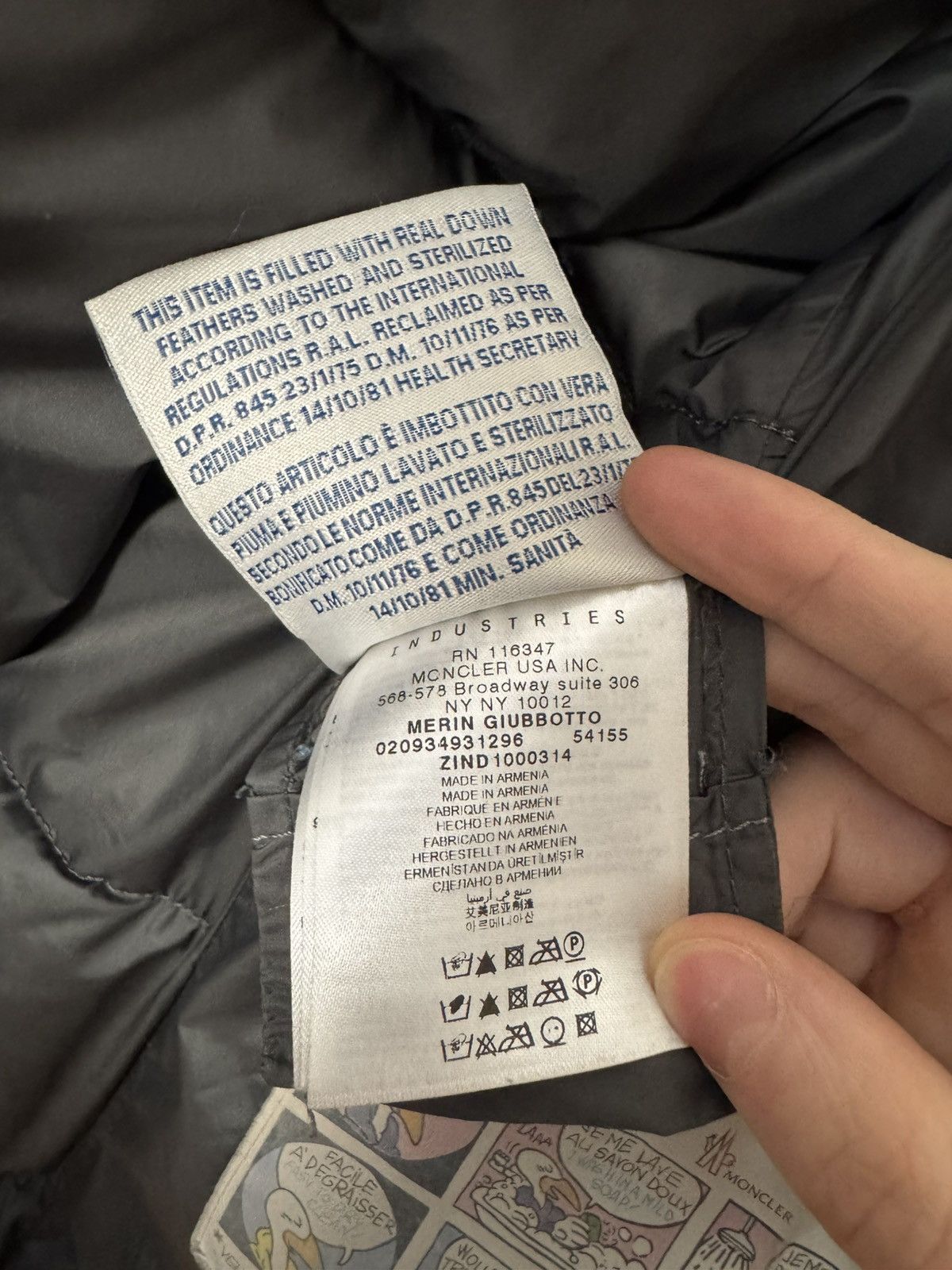 Moncler Moncler Merin Giubbotto Coat Down Puffer Parka Jacket Fur Size L / US 10 / IT 46 - 14 Thumbnail
