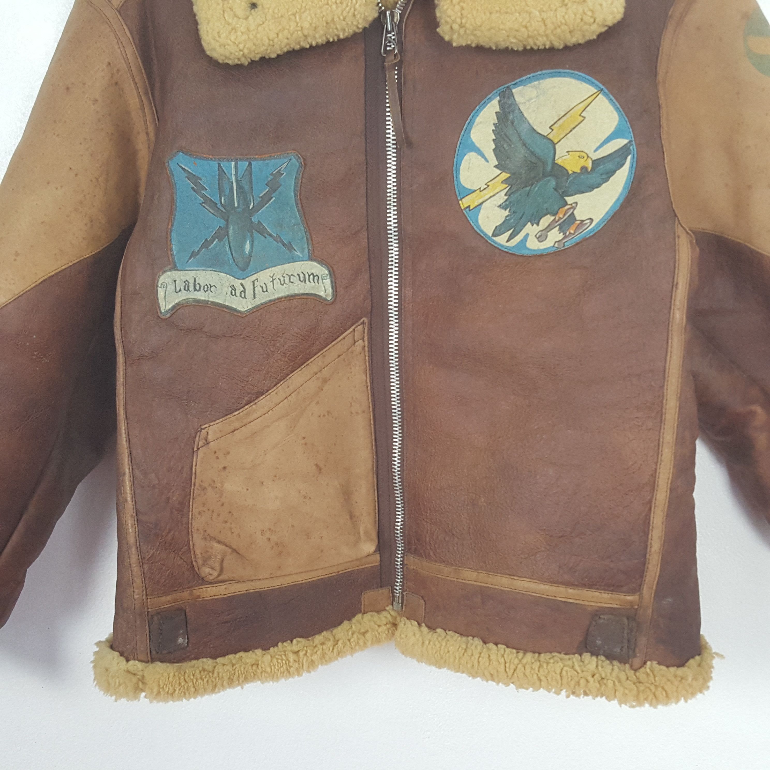 Avirex Vintage Avirex Air Force Winter Leather Jacket C303N9 Size US L / EU 52-54 / 3 - 4 Thumbnail
