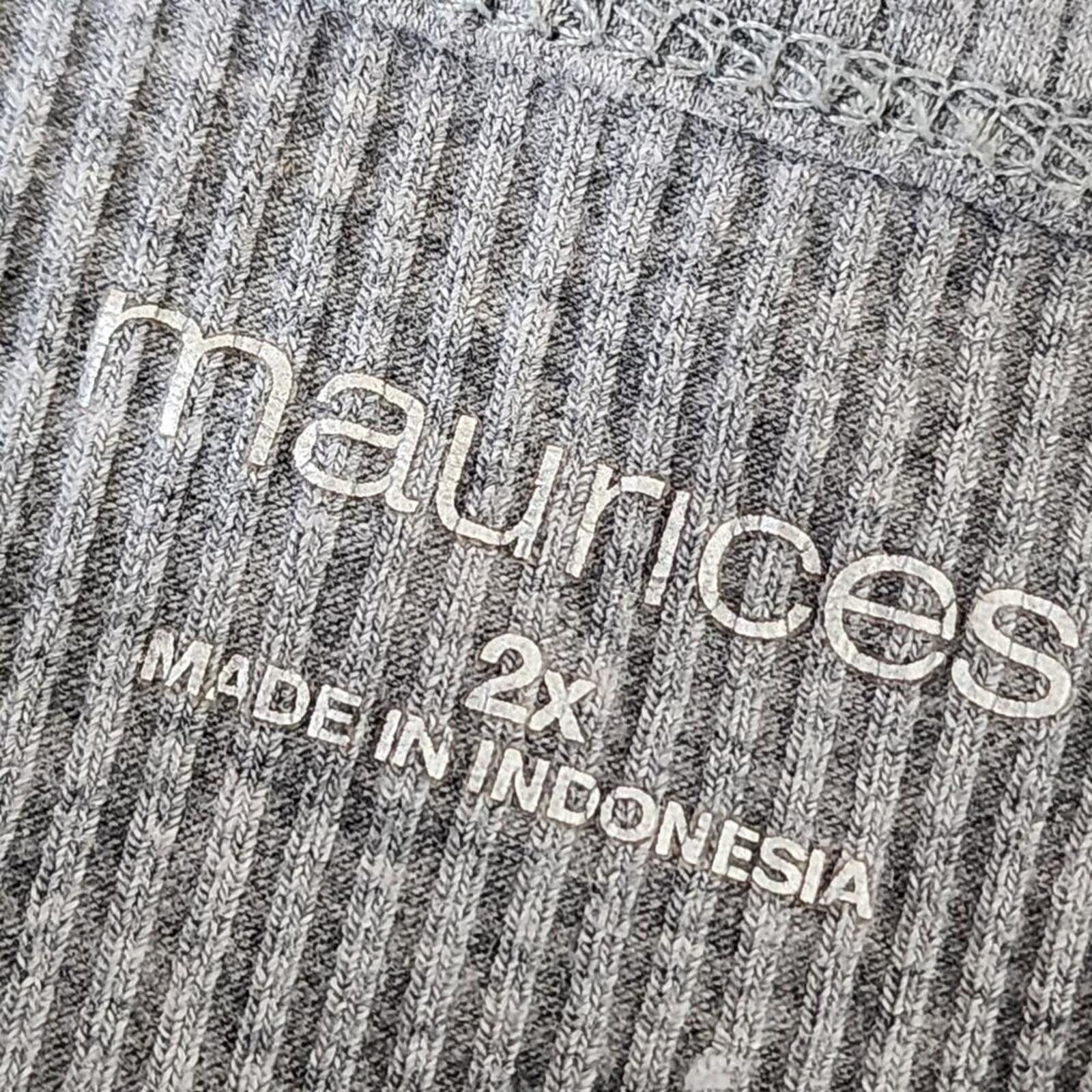 Other Maurices 2X Grey Gray Tank Top Size XXL / US 16-18 / IT 52-54 - 3 Thumbnail