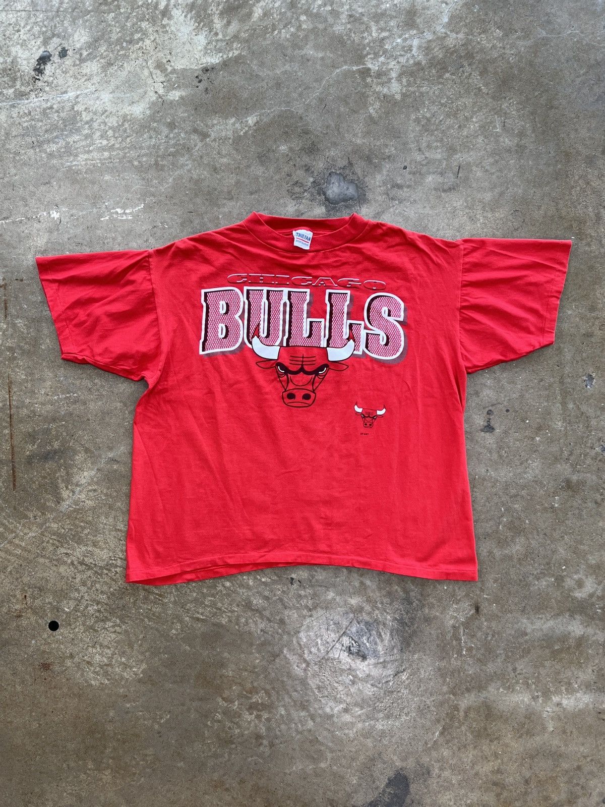 NBA Vintage 90s NBA Chicago Bulls True Fan Single Stitch Large Size US L / EU 52-54 / 3 - 2 Thumbnail