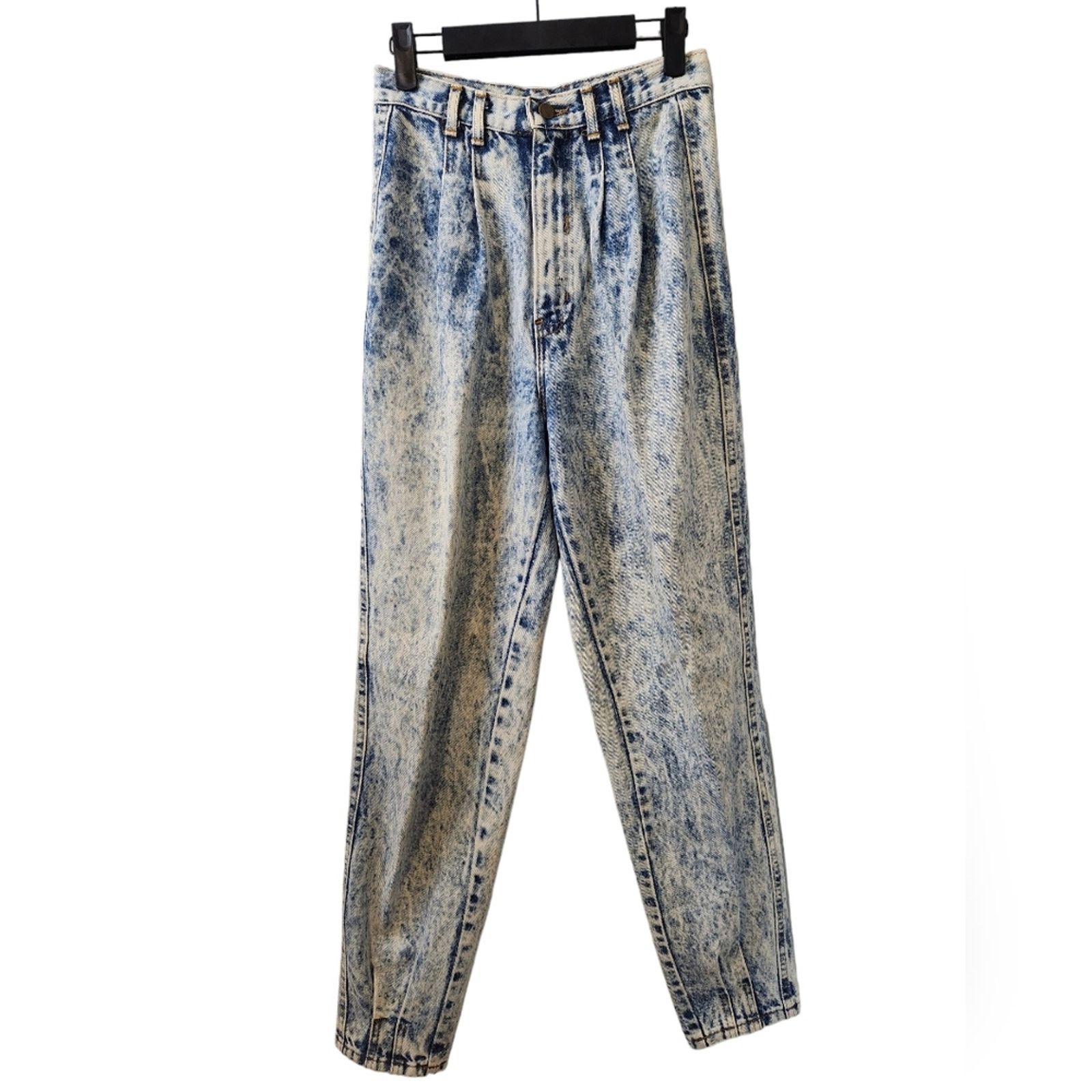 Vintage Vintage 80's 90's Chic Acid Wash High Waist Jeans 9 Long Size 27" / US 4 / IT 40 - 1 Thumbnail