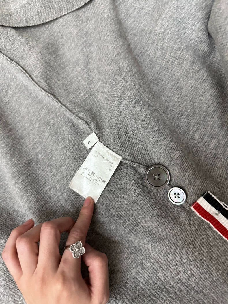Thom Browne Thom Browne Gray overcoat Size US XS / EU 42 / 0 - 3 Thumbnail