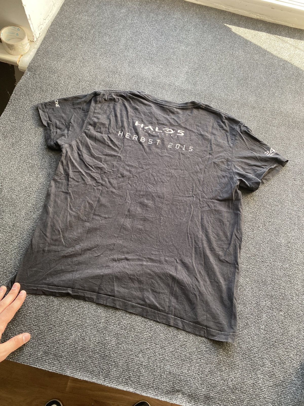 Other 🔥Halo 5 Xbox One black faded tee mens L rare Size US L / EU 52-54 / 3 - 11 Thumbnail