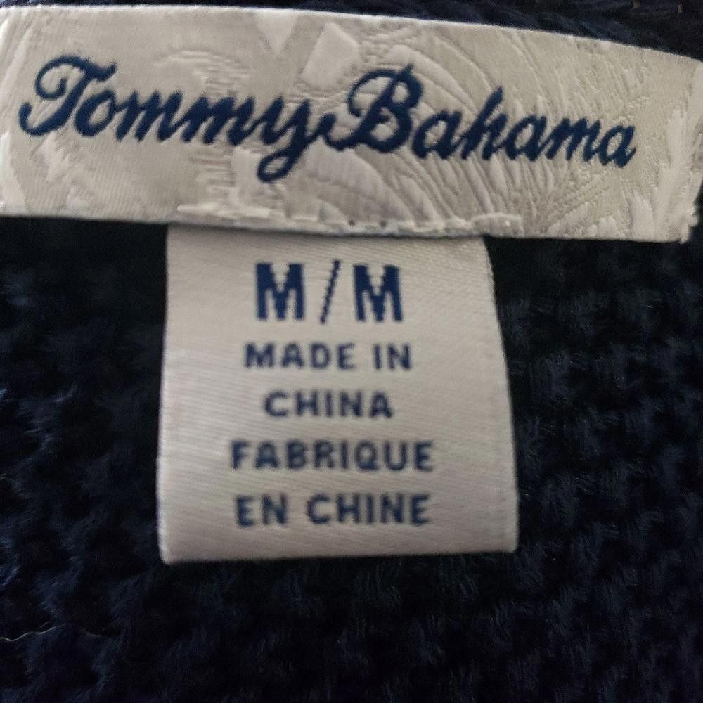 Tommy Bahama CT1118a Tommy Bahama Summer Sweater Medium Navy Size M / US 6-8 / IT 42-44 - 4 Thumbnail