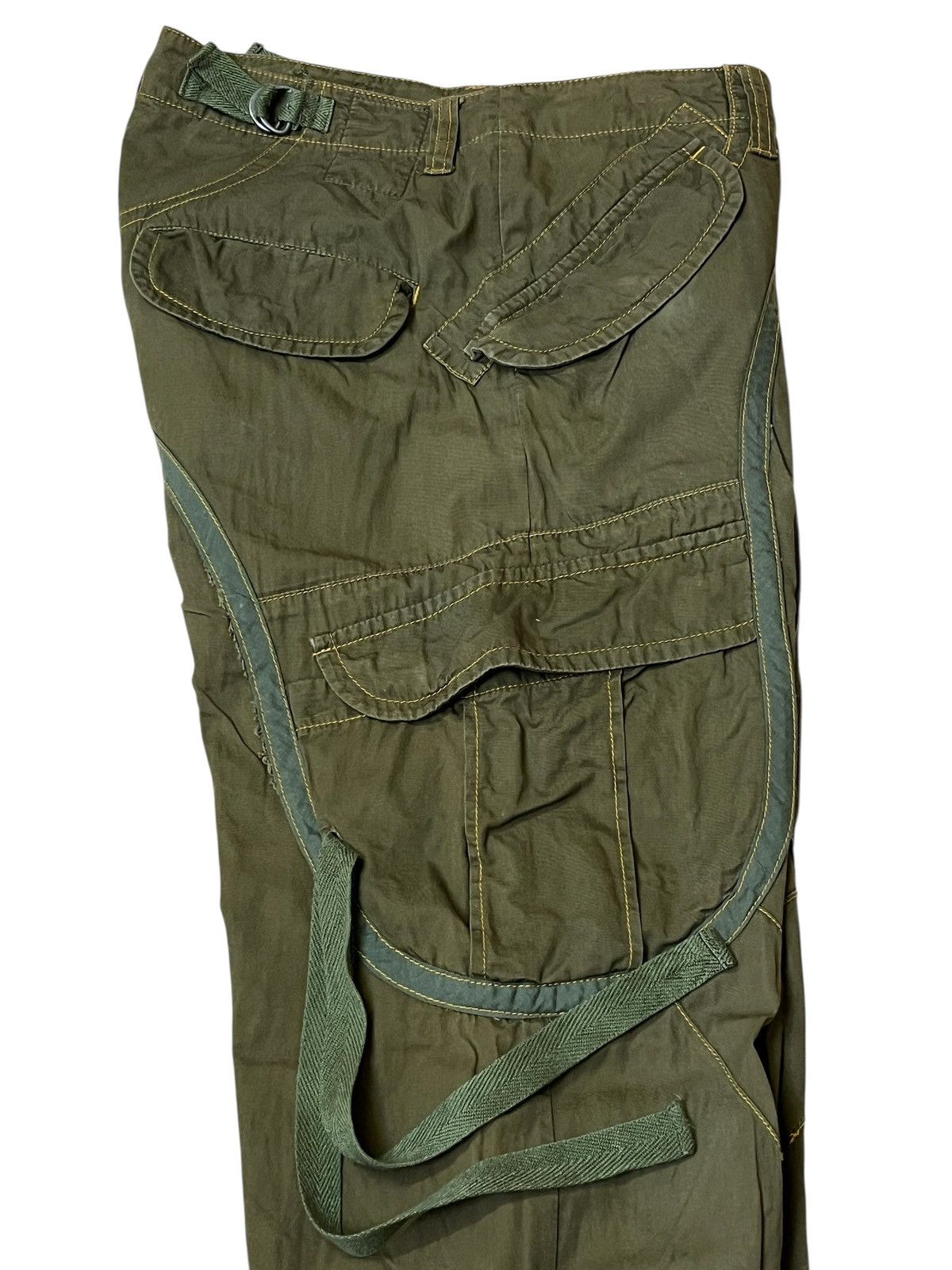 Japanese Brand Japanese CRYSTAL BUSH bondage military style cargo pant Size US 33 - 13 Thumbnail