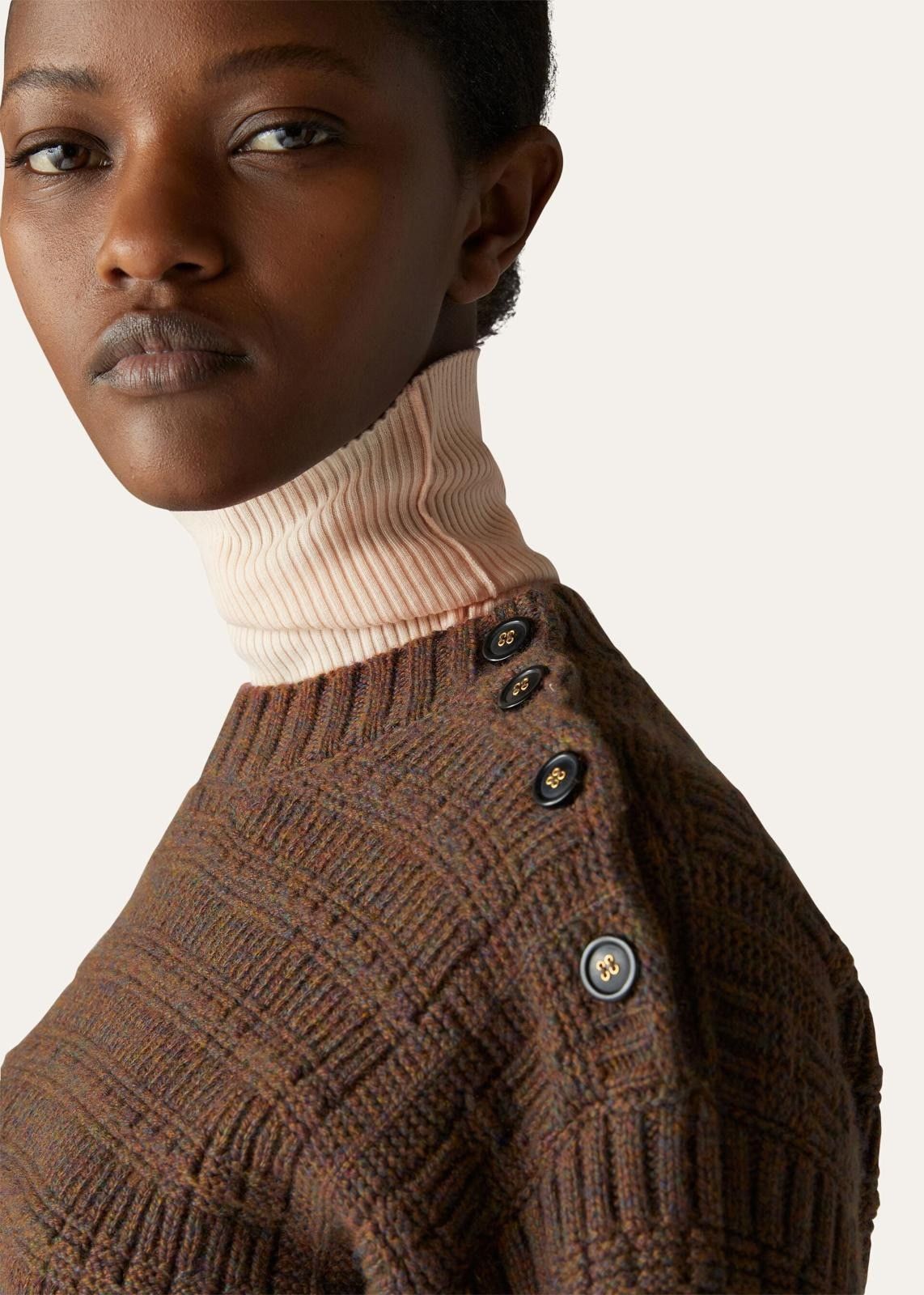 Loro Piana o1srvl11e0824 Taupo Turtleneck Sweater in Light Pink Size XS / US 0-2 / IT 36-38 - 5 Thumbnail
