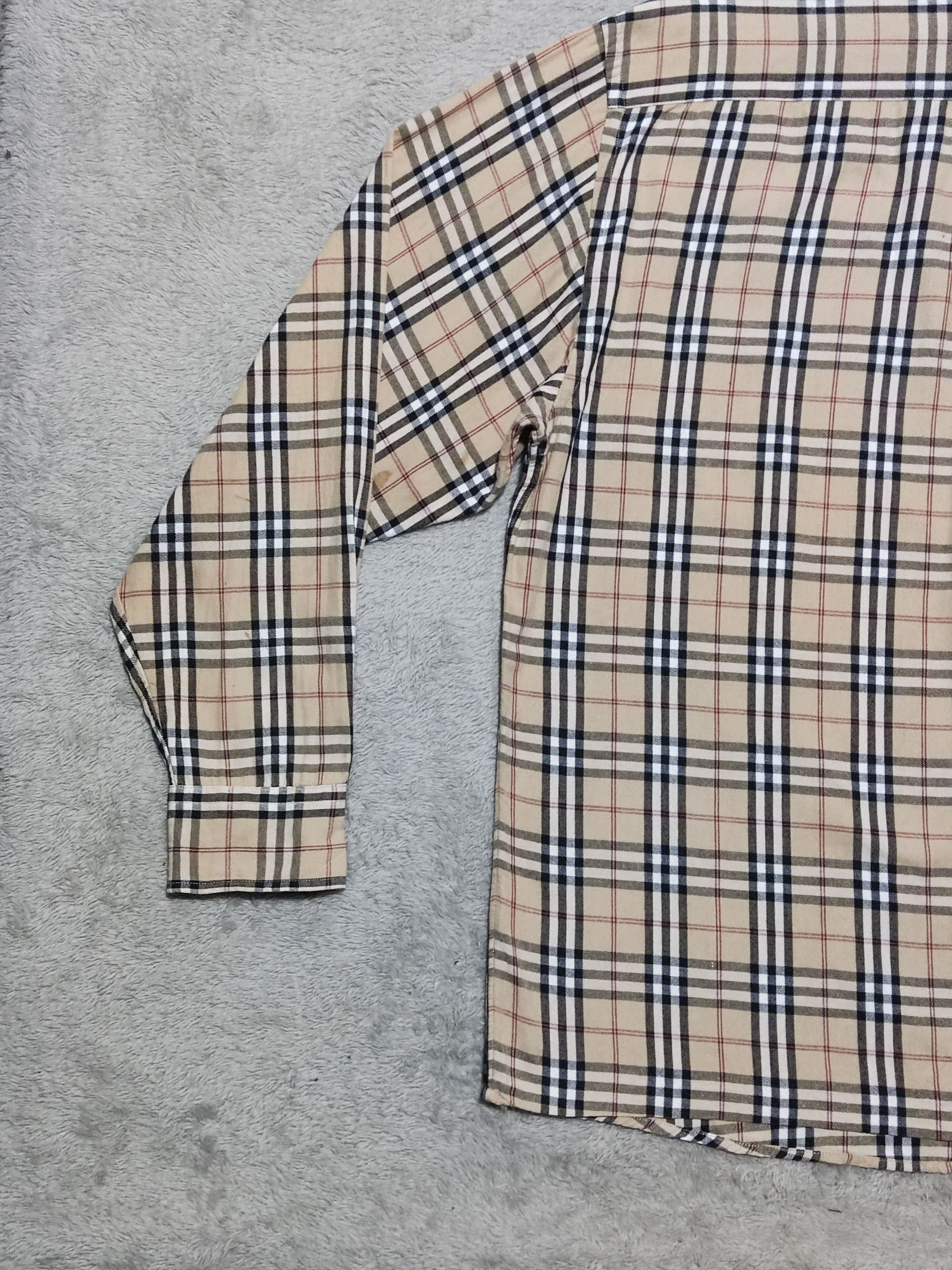 Burberry Vintage 80 Blueberrys Rodeo Club Nova Check Single Stitch Size US L / EU 52-54 / 3 - 14 Thumbnail