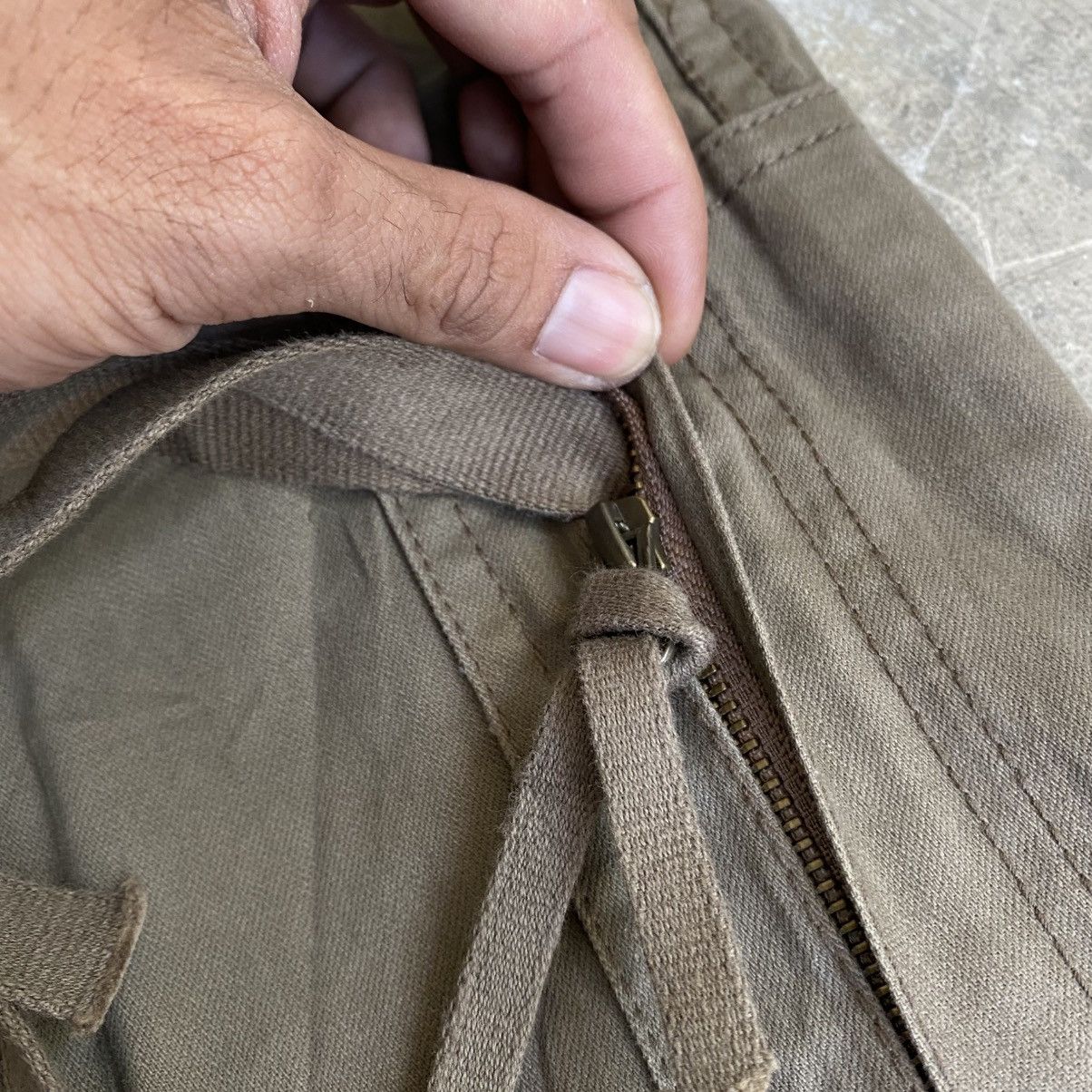 291295=Homme 2000s 291295=Homme Y2K Style Cargo Pants Embordired Pants Size US 27 - 4 Thumbnail