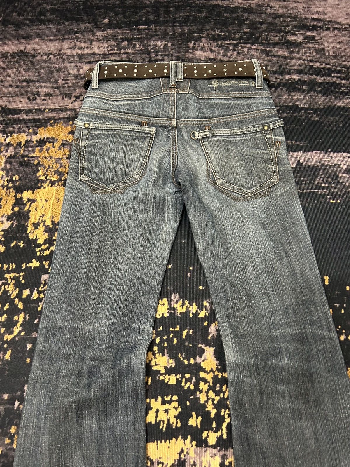 Marithe + Francois Girbaud Vintage Washed Marithe Feancois Girbaud Flare Jeans Size US 27 - 7 Thumbnail