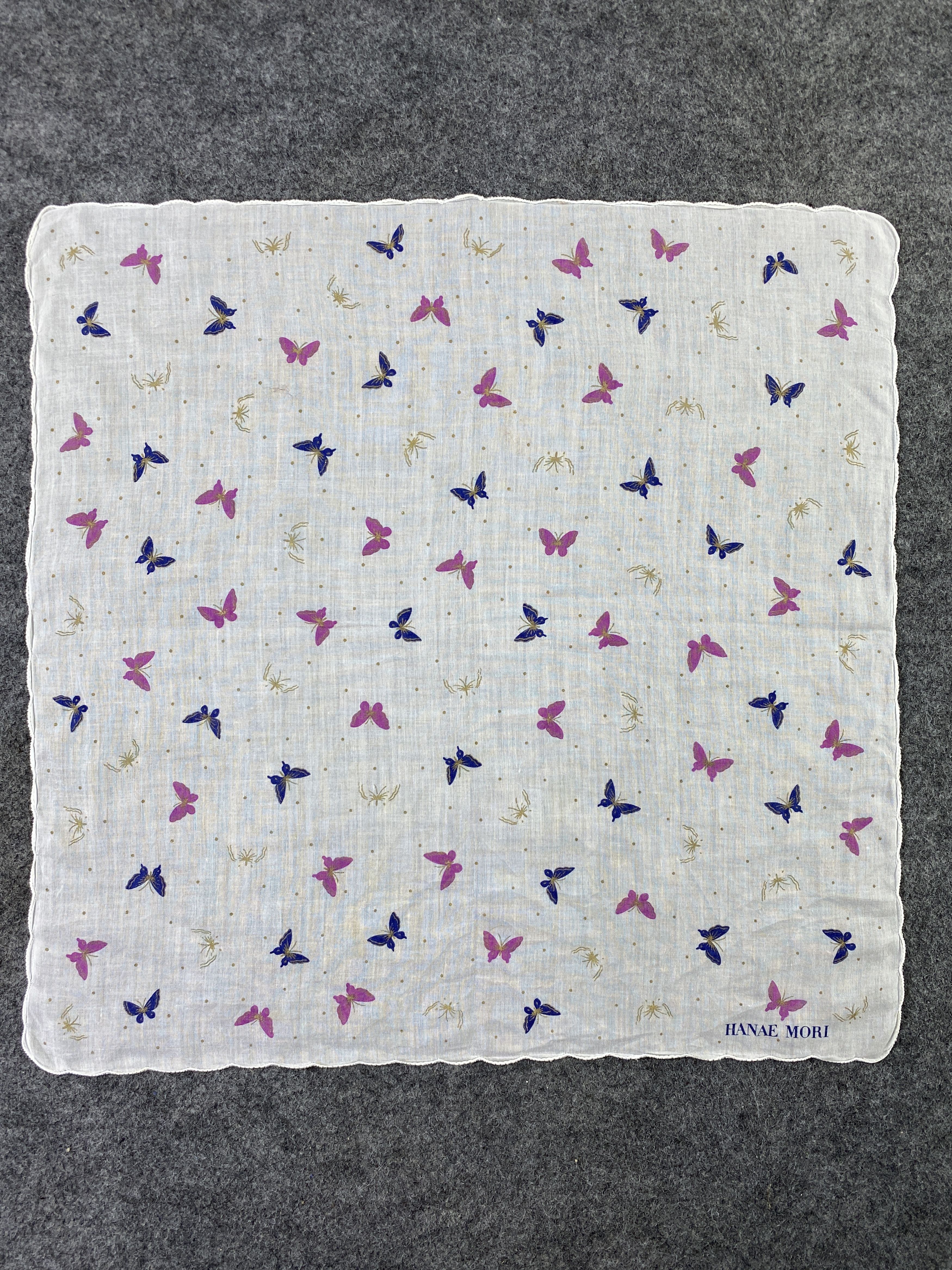 Hanae Mori Hanae Mori Handkerchief / Bandana / Neckerchief-B372 Size ONE SIZE - 3 Thumbnail